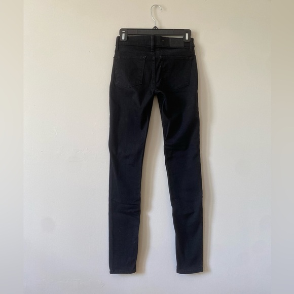 LEVI’S 710 High Rise Super Skinny Jeans in Black - Picture 3 of 3